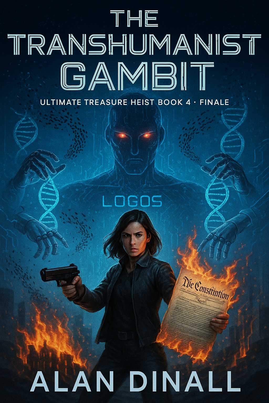 The Transhumanist Gambit - Book 4 of The Ultimate Treasure Heist series by Alan Dinall